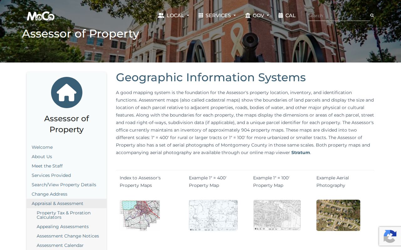 Clarksville people search using Montgomery County public parcel GIS
